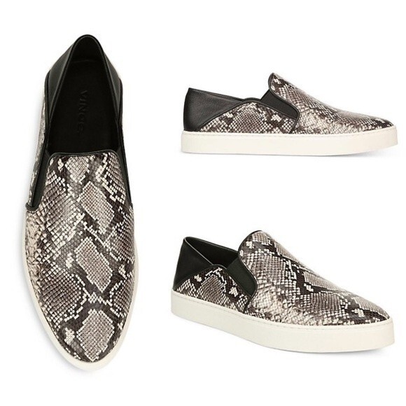 Vince Garvey Slip On Python Embossed Leather Pointed Toe Sneakers Slides Shoes 5 - Picture 3 of 13